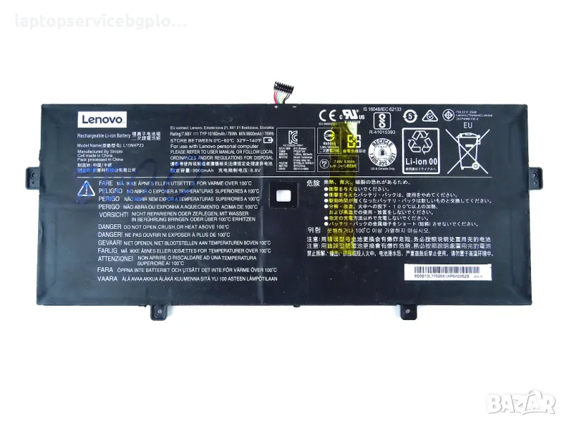 Оригинална Батерия L15M4P23 за Lenovo Yoga 910-13IKB, 910-15IKB, 5 Pro L15M4P23 8000 mAh, снимка 1