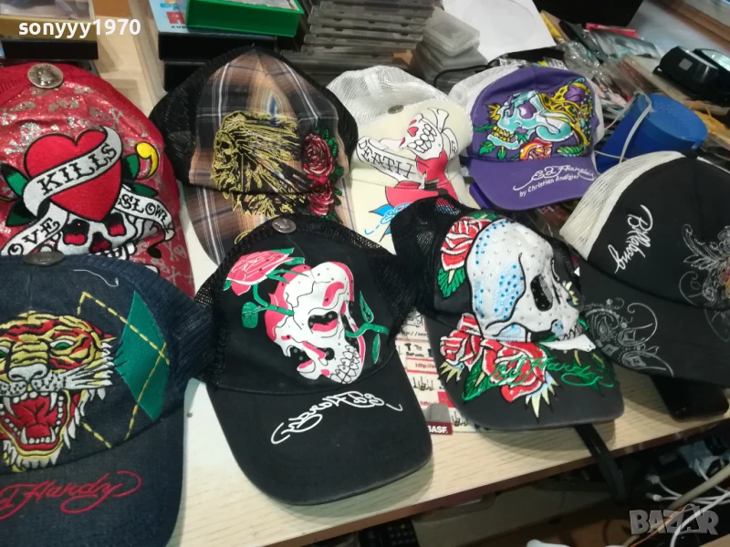 ED HARDY-ШАПКА ПО ИЗБОР 45ЛВ ЗА 1БРОЙ 1508251120, снимка 1