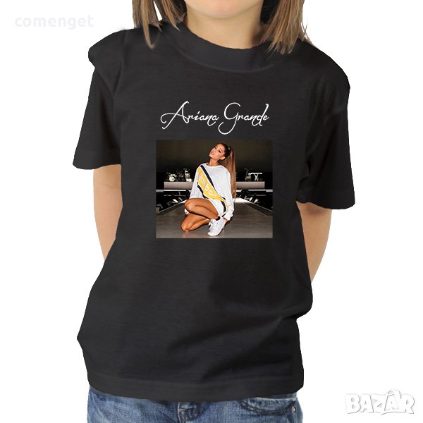 ДЕТСКИ и ДАМСКИ тениски ARIANA GRANDE WHITE! Поръчай С ТВОЯ Снимка или идея!, снимка 1