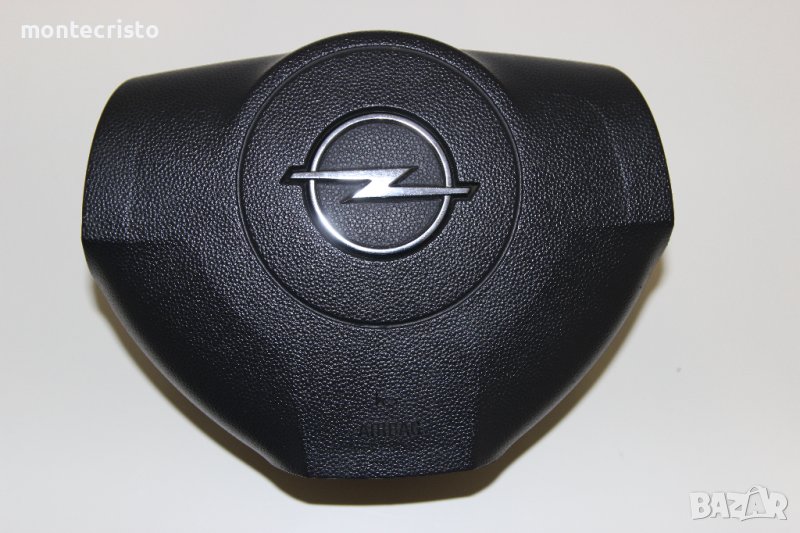 Трилъчев airbag волан Opel Astra H (2003-2010г.) 13111344, снимка 1