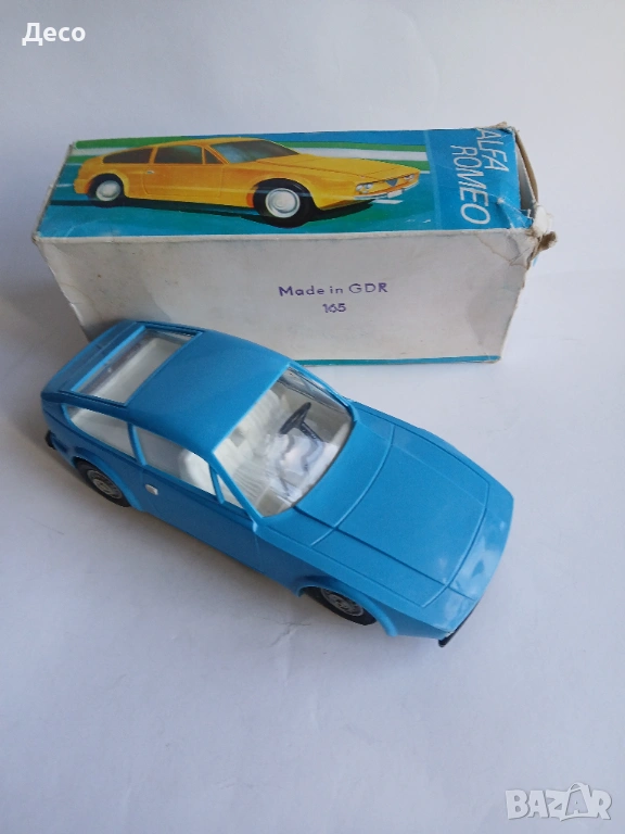 PIKO стара пластмасова играчка Alfa Romeo Zagato., снимка 1