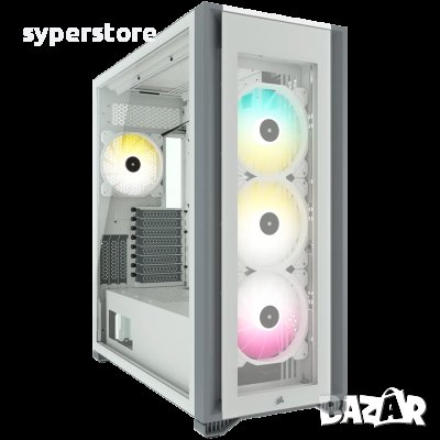 Кутия за комоютър Corsair iCUE 7000X RGB Бяла SSS30588, снимка 1