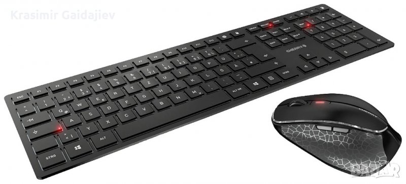 Комплект клавиатура и мишка Cherry DW 9000 Slim, снимка 1