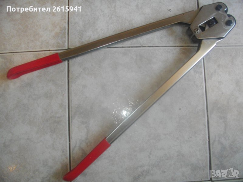 Нови Ръчни Клещи-Машина За Опаковане С Чембер Метални Ленти-5/8 Размер-Немски-KIPPES, снимка 1