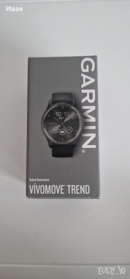 Смарт часовник Garmin Vivomove trend, снимка 1