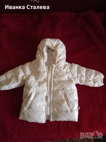 Яке бяло за бебе от 6-9мес., снимка 1