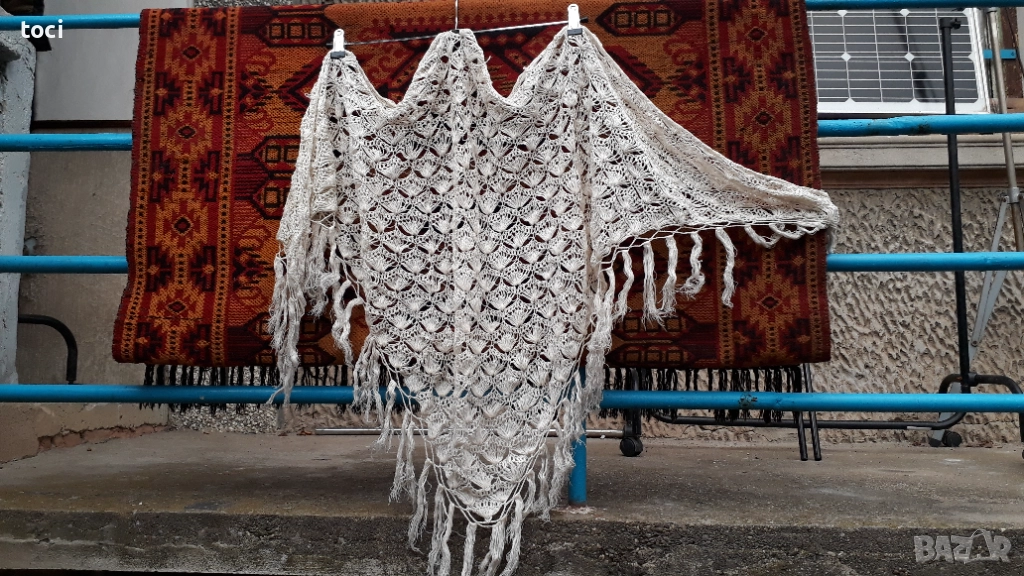 Ръчна изработка красив дамски шал, снимка 1