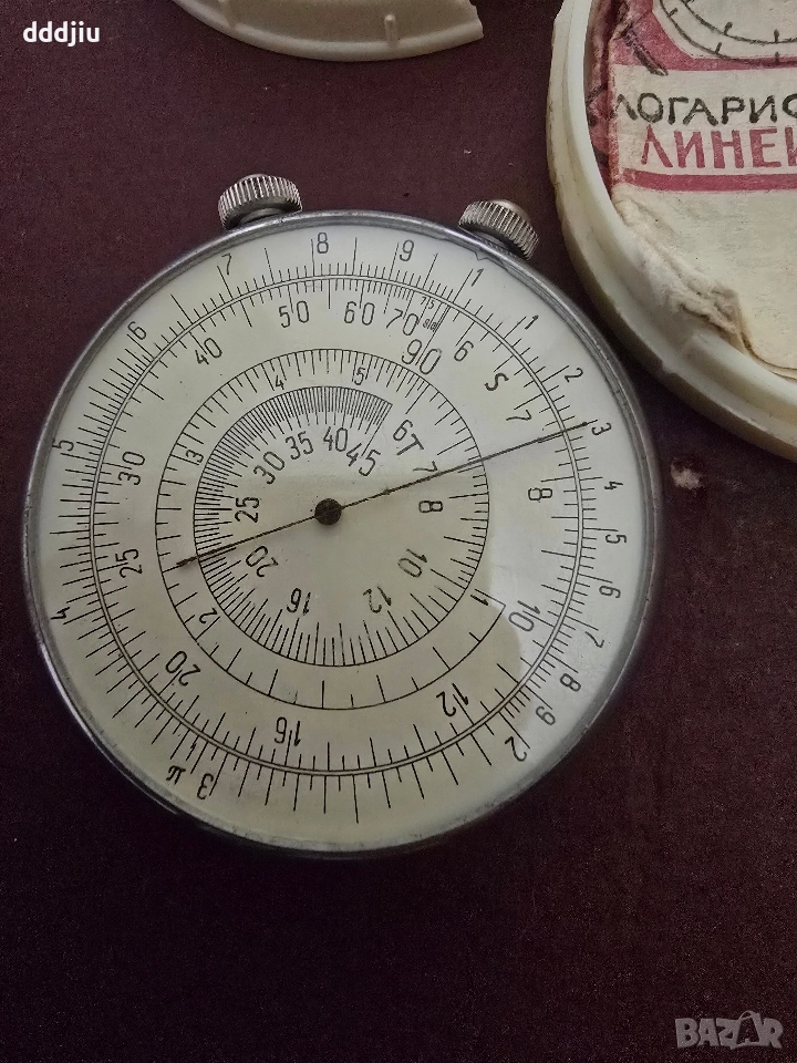 Кръгло сметало предшественик на калкулатора, снимка 1