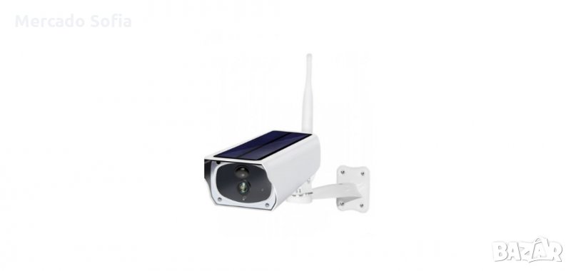 Соларна безжична WIFI IP камера 1080P HD, Водоустойчива система за видеонаблюдение , снимка 1