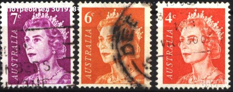 Клеймовани марки Кралица Елизабет II 1966 и 1971 от Австралия, снимка 1