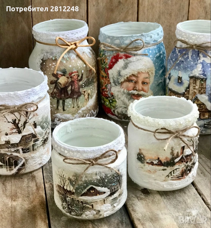 Коледни свещници, снимка 1