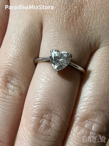 Комплект СРЕБРО - пръстен и обеци, снимка 1