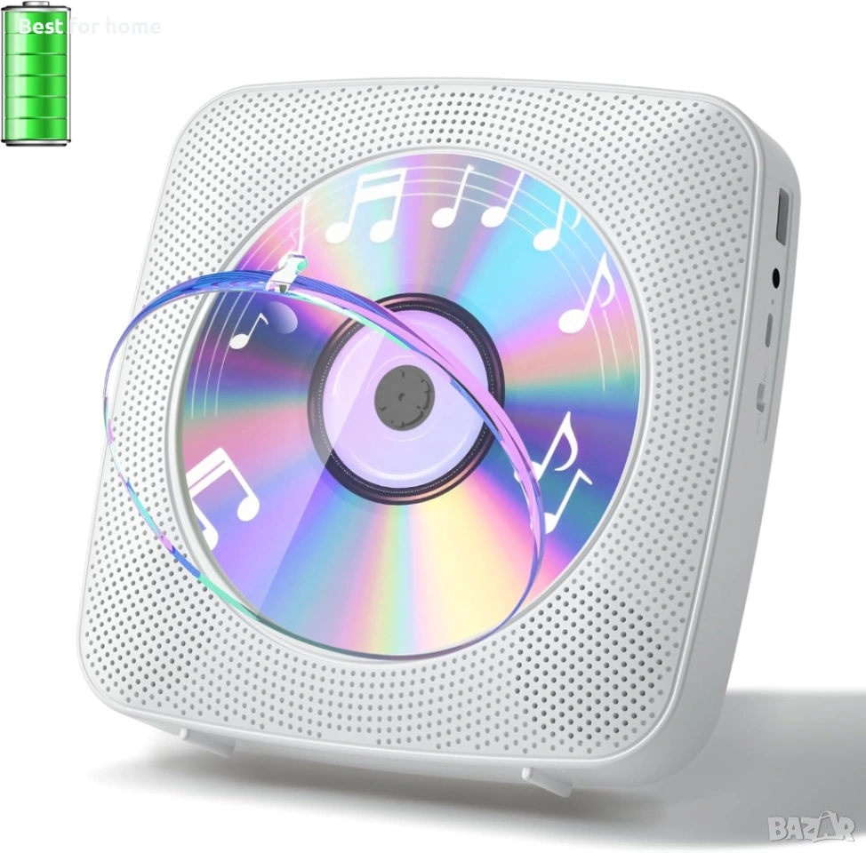 Преносим CD плейър Gueray с Bluetooth, снимка 1