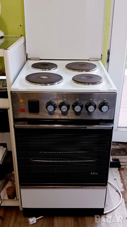 Печка с 4 ел.котлона  AEG - 50 см, снимка 1