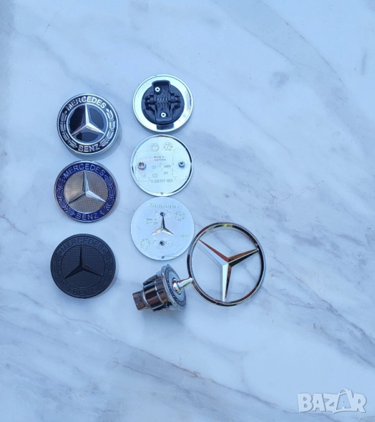 Емблеми за Мерцедес / Емблема тип тапа за Mercedes / Мерцедес Емблеми, снимка 1