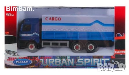 Метален камион CARGO Urban Spirit / WELLY, снимка 1