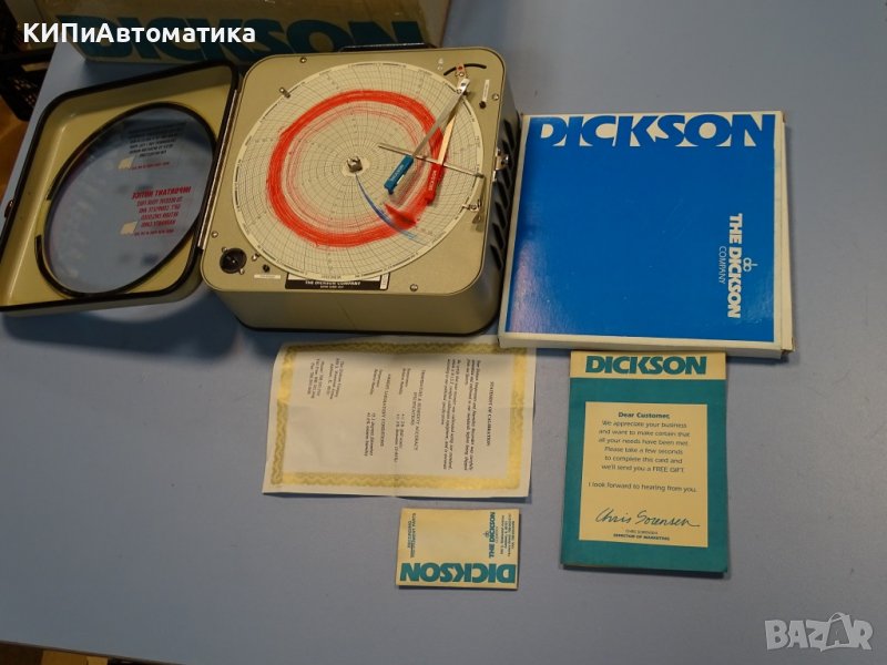 регистратор DICKSON TH8-7F temperature&humidity recorder, снимка 1