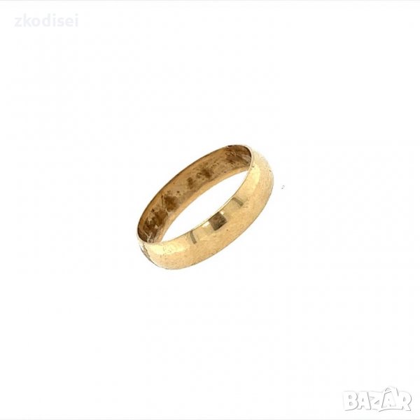 Златен пръстен брачна халка 3,04гр. размер:57 14кр. проба:585 модел:15140-2, снимка 1