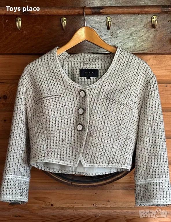 XS/S късно сако туид Vila, снимка 1