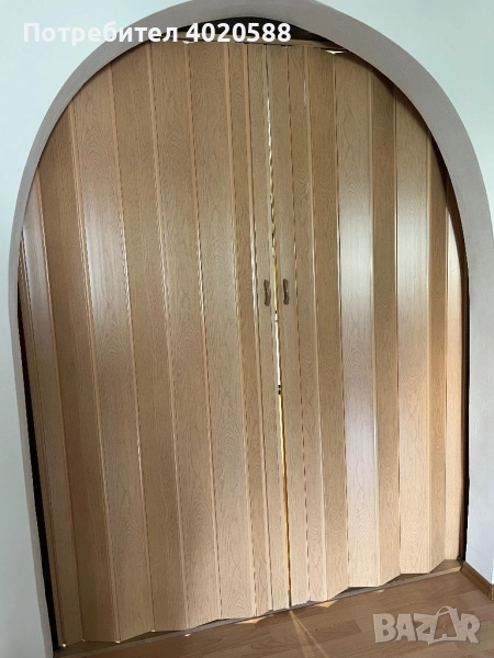 Сгъваеми врати хармоника, PVC дъб, снимка 1