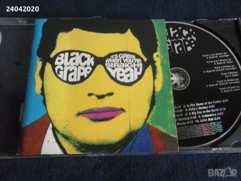 Black Grape – It's Great When You're Straight оригинален диск, снимка 1