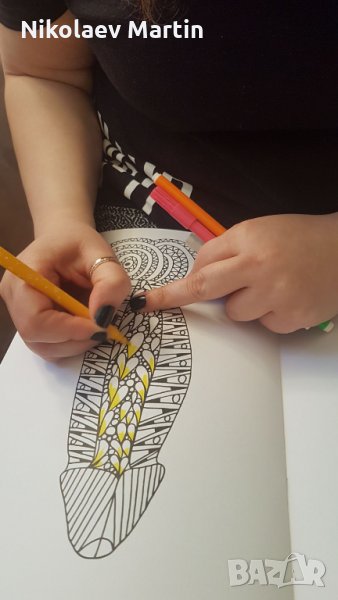 Книшки Пишки за оцветяване за релакс ЗА ВЪЗРАСТНИ, снимка 1