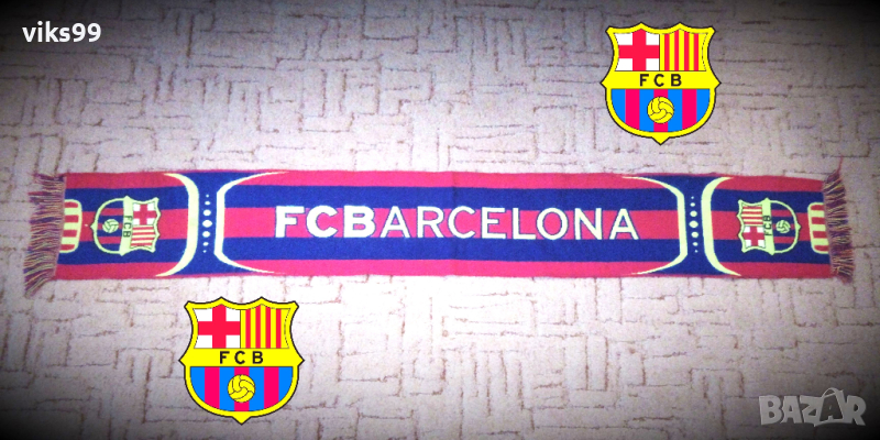 Оригинален шал на ФК Барселона, снимка 1