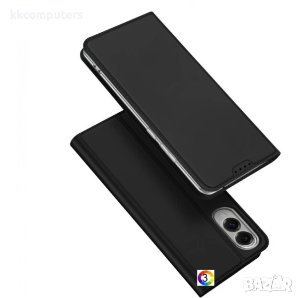 Samsung Galaxy S25 Edgeс DUX DUCIS Кожен Калъф и Протектор, снимка 1