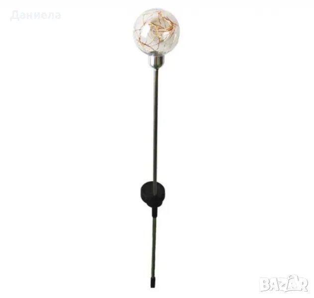 Соларни лампи сферичен LED, IP66, време за разреждане над 8ч, снимка 1