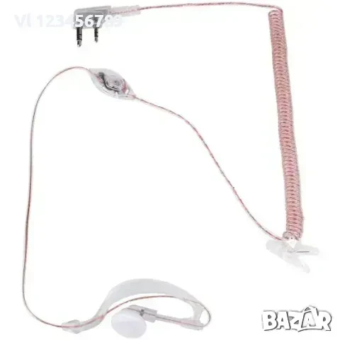 Силиконова слушалка за радиостанция , хендсфрии, Baofeng, 5R, 6R и др., снимка 1