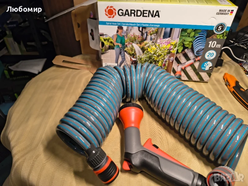 Комплект спирални маркучи 10 м GARDENA , снимка 1