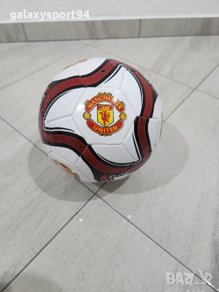 Футболна топка Манчестър 19лв Милан, Ювентус, Барселона Челси, Мадрид, снимка 1