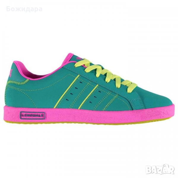  Lonsdale Мъжки Кожени Маратонки Leyton Leather  Trainers   , снимка 1