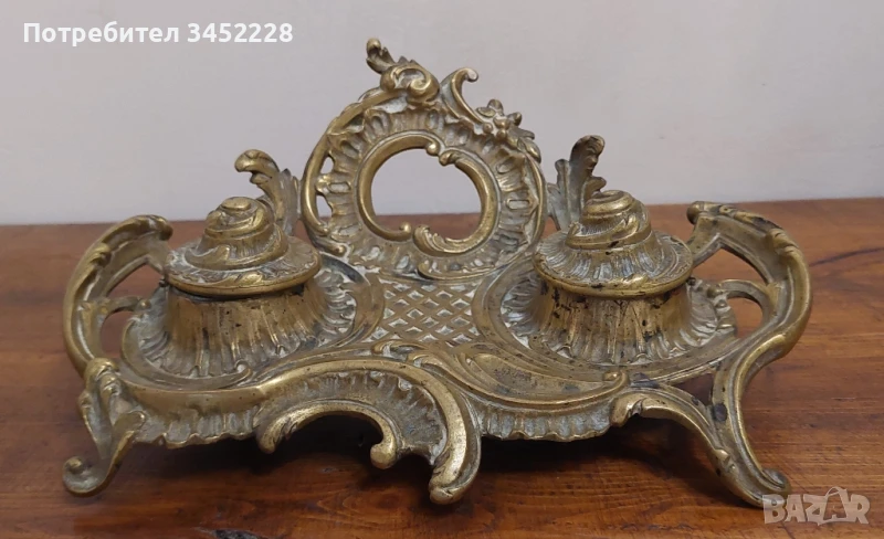 мастилница бронз ретро за ценители , снимка 1