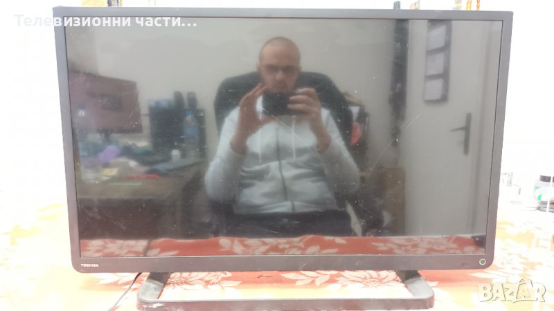 Toshiba 32L2433D със счупен екран-UE-3840-1U/TMT YA-4A 1 94V-0/V33A0007040 1823-022X0TB PEV3232-04Y, снимка 1