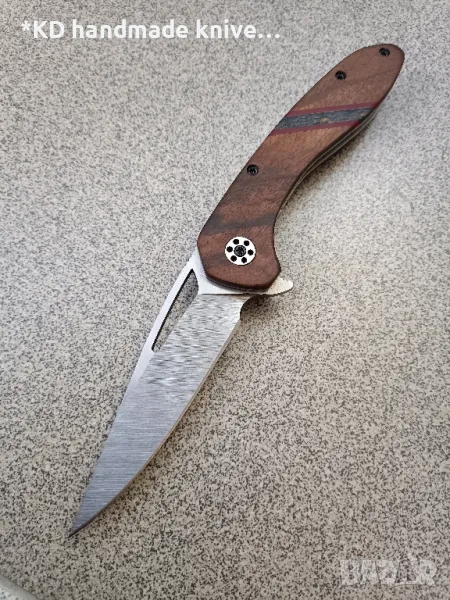 Сгъваем нож ръчно изработен, снимка 1