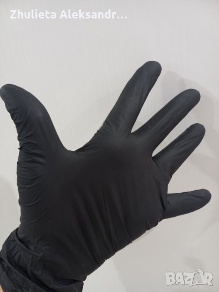 Нитрилни Черни Ръкавици, снимка 1