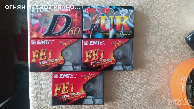 TDK/Maxell/Mtec Нови касетки, снимка 1