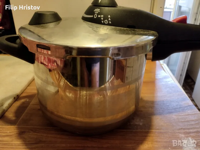 Тенджера под налягане 6 литра, снимка 1