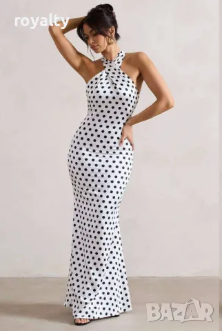 Дамска рокля чист сатен🎀