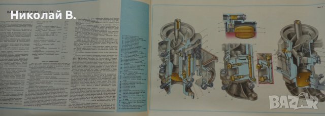 Книга Цветен албум автомобили ГаЗ М21 Волга Москва Машиностроение 1972г, снимка 11 - Специализирана литература - 36880595