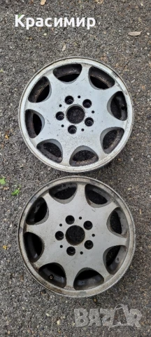 Джанти 15ц.Мерцедес 190 2бр. Оригинални Алуминиеви , снимка 1