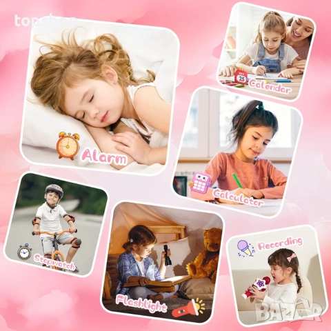 Нов, проверен мобилен телефон с 32 GB SD карта за деца над 3 години,тематични различни видове..., снимка 4 - Други - 52371428