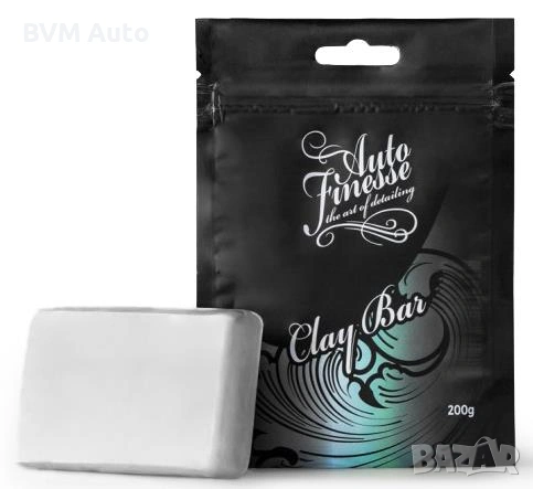 Auto Finesse Detailing Clay Bar – фина глина за обеззаразяване на лак, 200 g