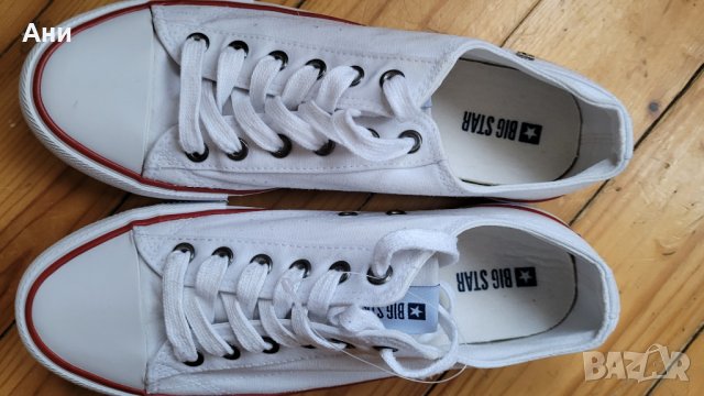 Нови бели кецове 39 номер, снимка 2 - Кецове - 39142659