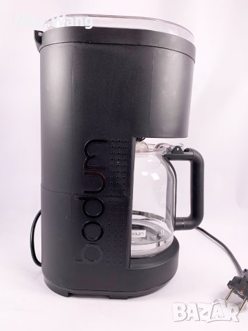Кафемашина за шварц кафе Bodum, 12 чаши, 1.5л, Черен, Като нов, снимка 2 - Кафемашини - 36881148
