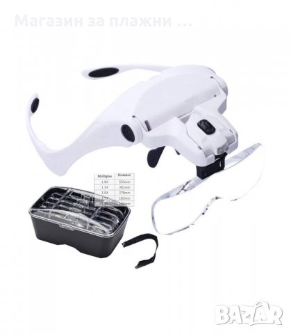 УВЕЛИЧИТЕЛНИ ОЧИЛА С ЛЕД ОСВЕТЛЕНИЕ И 5 ЛУПИ - код 2203, снимка 12 - Други стоки за дома - 34205029