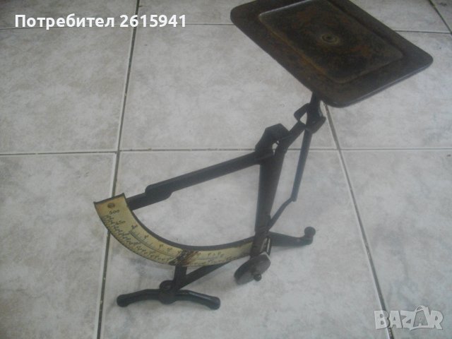 Антикварен Кантар-ВезнаСтар/Старинен-Античен-Аптекарски-ОТЛИЧЕН-Колекционерски, снимка 14 - Антикварни и старинни предмети - 38780779