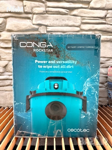 Cecotec Conga Rockstar Wet & Dry, 1200W, 10L,за мокро и сухо почистване., снимка 2 - Прахосмукачки - 52967842