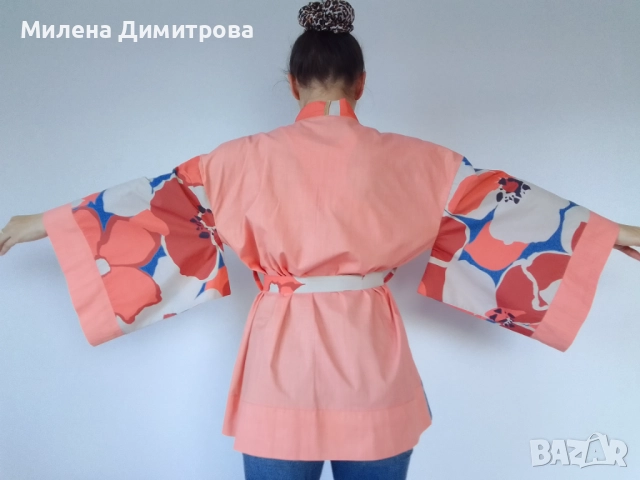 Дамски кимона ръчна изработка , снимка 15 - Сака - 48851828